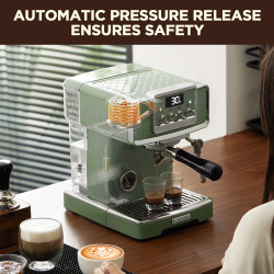 Machine à expresso PETRUS : préparez des expressos et des lattes parfaits